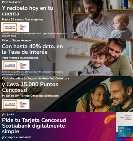Ofertas de Bancos y Servicios en Santiago | Tu avance con descuento de Tarjeta Cencosud | 07-06-2022 - 03-07-2022
