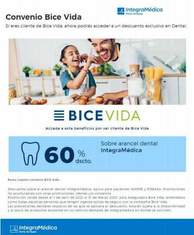 Catálogo IntegraMédica | Convenio Bice Vida | 07-07-2022 - 31-03-2023