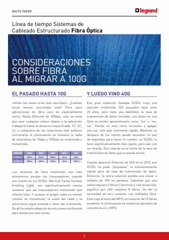 Catálogo Electra | Cableado Fibra Óptica Legrand | 13-10-2022 - 15-01-2023