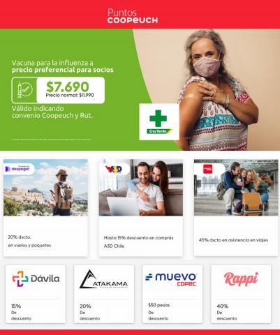 Ofertas de Bancos y Servicios en Santiago | Puntos Coopeuch de Coopeuch | 11-05-2022 - 03-07-2022