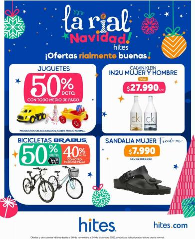 Catálogo Hites en San Bernardo | Navidad Hites | 01-12-2022 - 24-12-2022