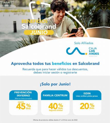 Ofertas de Bancos y Servicios | Alianza Salcobrand de Caja los Andes | 01-06-2022 - 30-06-2022