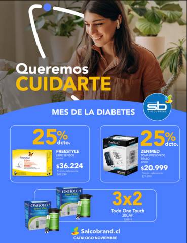 Ofertas de Farmacias y Salud en Santiago | Queremos Cuidarte de Salcobrand | 17-11-2022 - 30-11-2022