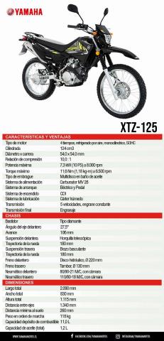 Catálogo Yamaha | XTZ-125 | 06-01-2022 - 06-01-2023