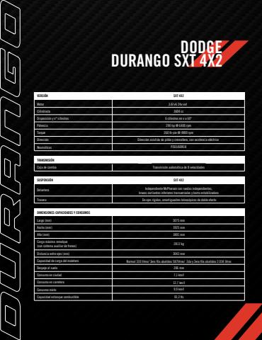 Catálogo Dodge | Dodge Durango | 07-06-2022 - 11-01-2023