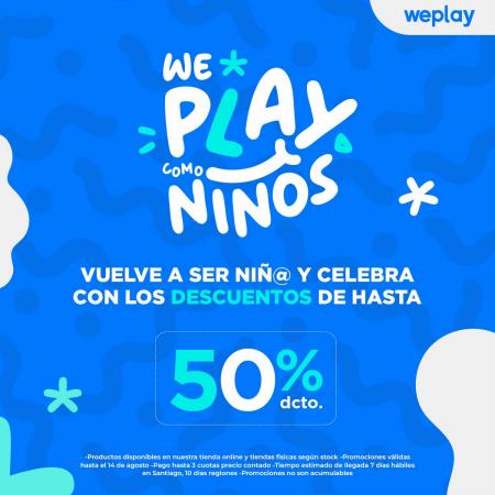 Catálogo WePlay | We play como niños | 25-07-2022 - 14-08-2022