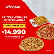 Ofertas de Restaurantes y Pastelerías | Promos imperdibles de Telepizza | 01-02-2023 - 15-02-2023