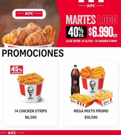 Ofertas de Restaurantes y Pastelerías en el catálogo de KFC ( Publicado ayer)