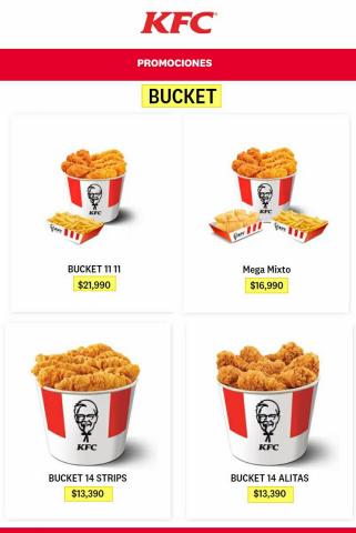 Catálogo KFC | Promos Bucket | 02-05-2022 - 30-05-2022