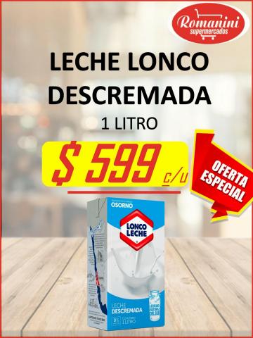 Catálogo Supermercados Romanini | Ofertas Leche | 01-09-2022 - 15-09-2022