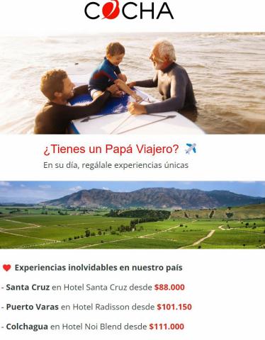 Ofertas de Viajes y Ocio en Santiago | Papá viajero de Cocha | 07-06-2022 - 28-06-2022