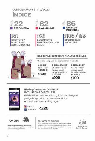 Catálogo Avon | Avon Campaña 5 Chile 2023 | 08-02-2023 - 11-02-2023