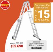 Catálogo Easy en Peñalolén | Hasta 15% desconto | 19-01-2023 - 30-01-2023