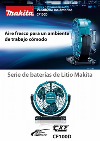 Catálogo MTS | Ventilador Inalámbrico Makita | 01-04-2022 - 31-07-2022