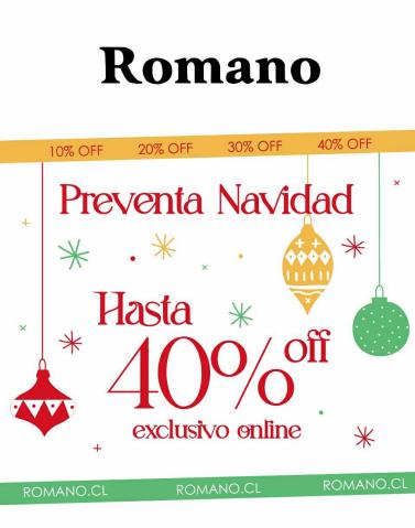 Catálogo Romano | Preventa Navidad | 05-12-2022 - 20-12-2022