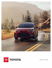 Oferta en la página 9 del catálogo 2023 Corolla de Toyota