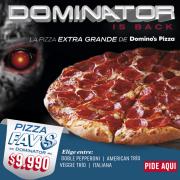Ofertas de Restaurantes y Pastelerías en Santiago | Dominator is back de Domino's Pizza | 06-03-2023 - 29-03-2023