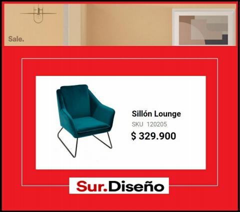Ofertas de Muebles y Decoración en Santiago | Sale de Sur Diseño | 15-09-2022 - 04-10-2022