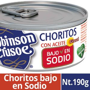 Oferta de Choritos en aceite 100 g drenado por $1549 en Jumbo