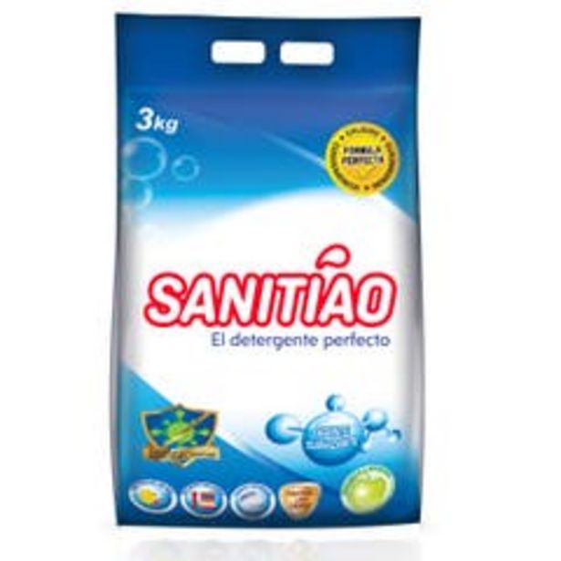 Ofertas de Detergente en Polvo Sanitiao 3 Kilos 4 Unidades por $16990