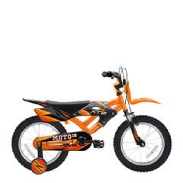 Ofertas de Bicicleta Infantil XTS Moto Aro 16 Naranja por $89990