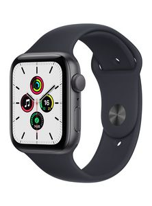 Oferta de Apple Watch SE GPS 44mm Caja de Aluminio Color Gris Espacial Correa Azul Medianoche por $289990 en Paris