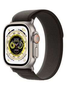 Oferta de Apple Watch Ultra 49mm GPS + Cellular Caja de Titanio Natural Correa Trail Negra Gris Talla ML por $999990 en Paris