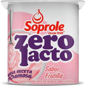 Oferta de Yoghurt batido sin lactosa frutilla 120 g por $335 en Santa Isabel
