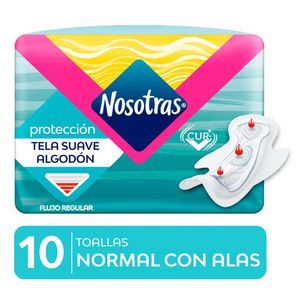 Oferta de Toallas higiénicas Nosotras Normal suave 10 un. por $1129 en Santa Isabel