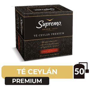 Oferta de Té en bolsitas 50 un. premium negro 100 g por $2359 en Santa Isabel