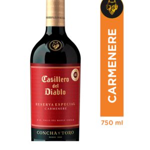 Oferta de Vino Reserva Carmenere botella 750 cc por $6290 en Santa Isabel