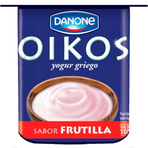 Oferta de Yoghurt griego frutilla 110 g por $415 en Santa Isabel
