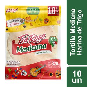 Oferta de Tortilla mexicana M 10 un. 320 g por $2190 en Santa Isabel
