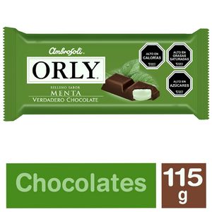 Oferta de Chocolate relleno menta 120 g por $951 en Santa Isabel