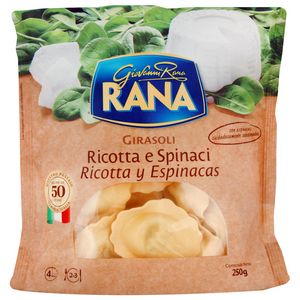 Oferta de Pasta fresca girasoli ricotta espinaca Rana 250 g por $5190 en Santa Isabel