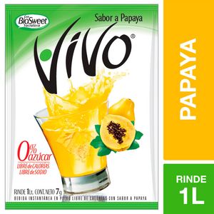 Oferta de Jugo Vivo papaya sobre 7 g por $235 en Santa Isabel