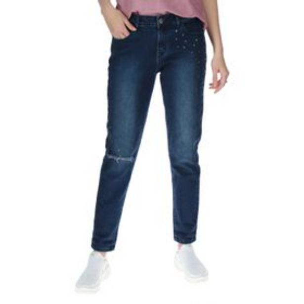 Ofertas de Jeans Mujer Studded Slim por $26990