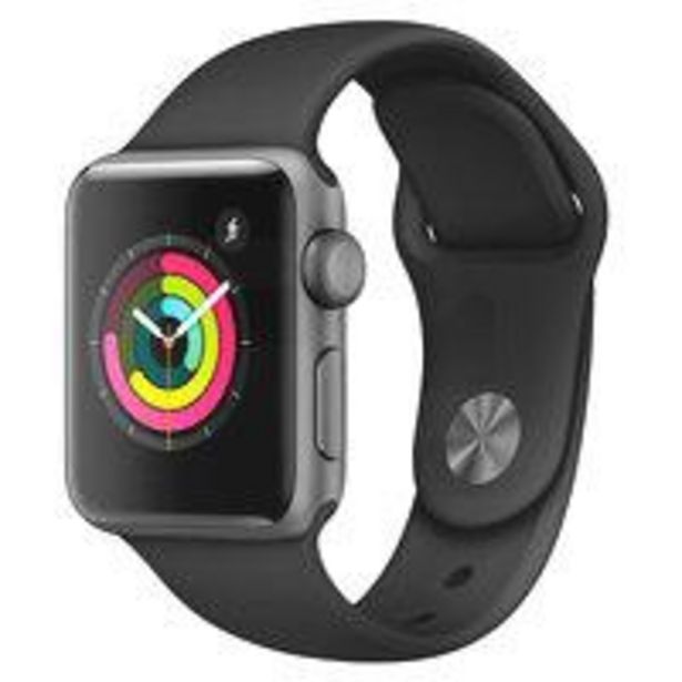 Ofertas de Smartwatch Apple Watch Series 3 GPS, 38 mm Space Grey Aluminium case with Black Sport Band por $223090