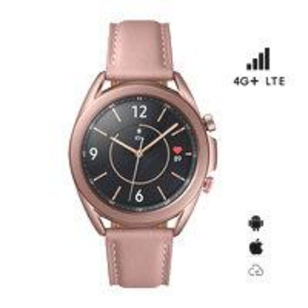 Ofertas de LIQ - Smartwatch Samsung Galaxy Watch3 41 mm LTE Gold por $229990