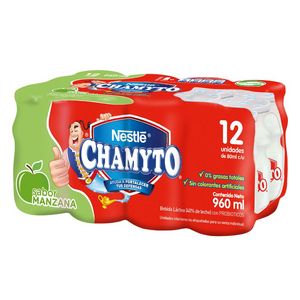 Oferta de Pack Bebida láctea Chamyto manzana 12 un de 80 ml por $3560 en Unimarc