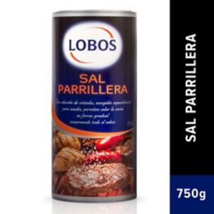 Oferta de Sal parrillera Lobos 750 g por $1150 en Unimarc