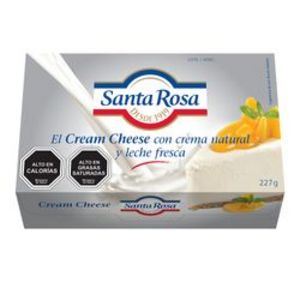 Oferta de Queso crema Santa Rosa cheese americano normal 227 g por $2990 en Unimarc