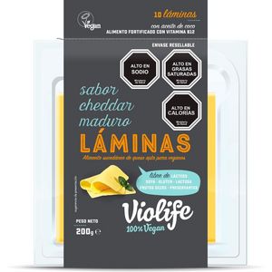 Oferta de Sucedáneo de queso Violife sabor cheddar maduro 200 g por $3592 en Unimarc