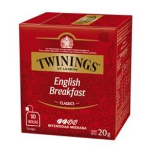 Oferta de Té Twining's english breakfast tea 10 bolsitas por $2290 en Unimarc