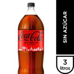 Oferta de Bebida Coca Cola sin azúcar desechable 3 L por $2780 en Unimarc