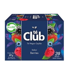 Oferta de Té negro Club berries 20 un por $990 en Unimarc