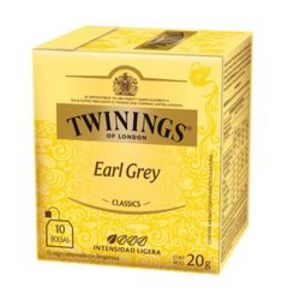 Oferta de Té Twining's earl grey tea 10 bolsitas por $2870 en Unimarc