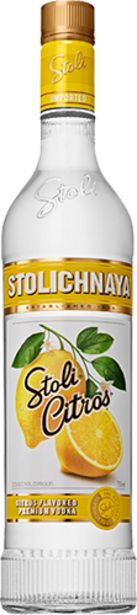 Oferta de Vodka Stolichnaya Limon 750 cc por $8790 en Club de Amantes del Vino