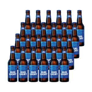 Oferta de Cerveza Bud Light Botella 355cc x24 por $1090 en Liquidos