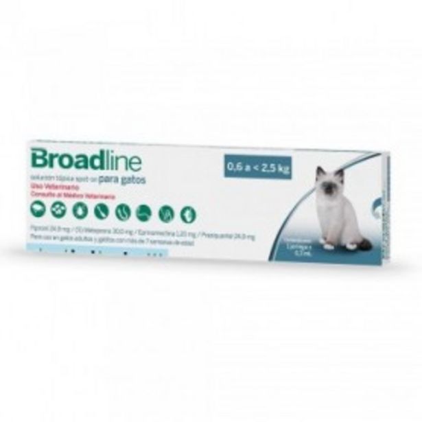 Oferta de Broadline  Antiparasitario Interno y Externo Para Gatos 0.6 a 2.5 kg por $11990 en PuntoMascotas